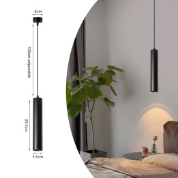 Immax PUNTO-Z1 Pendant Spotlight Black GU10 9W
