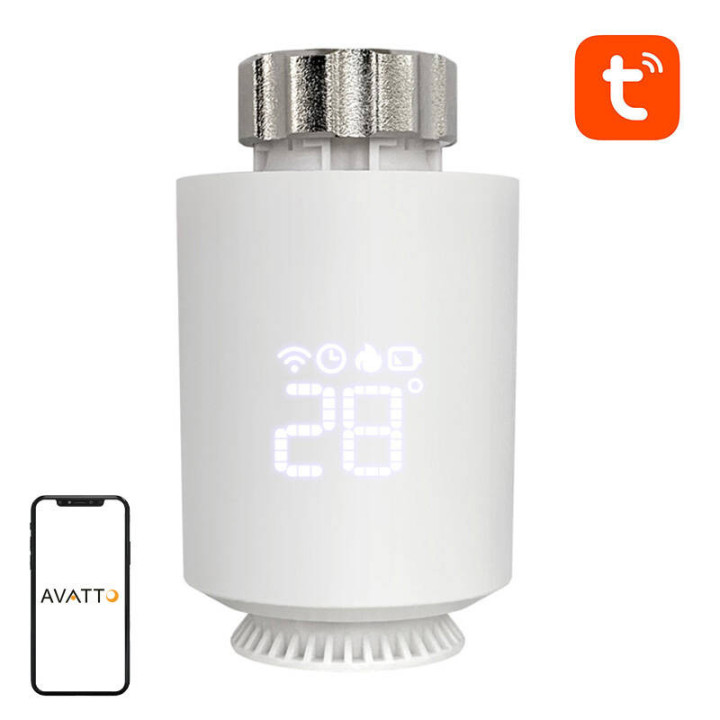 AVATTO TRV06 Smart Thermostatic Radiator Valve Zigbee 3.0 TUYA