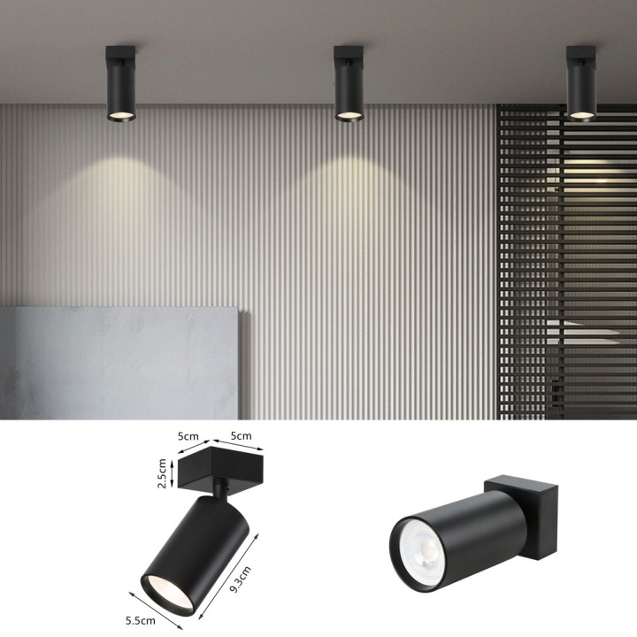 Immax 08246L PUNTO-1 Smart GU10 LED Bulb 9W Black