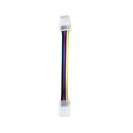 Immax KON6P-12-2 CLICK-Anschluss für NEO LITE 07726L 12 mm RGB-CCT-LED-Streifen mit 10 cm Kabel, 6-polig