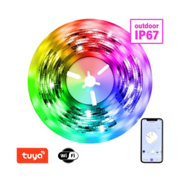Immax Neo SMART LED-Streifen 5 m, RGB, CCT, Farbe, dimmbar, WLAN, IP67