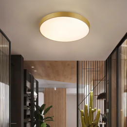 Immax NEO LITE SEMPLICI Smart Ceiling Light Tuya WiFi BEACON, 40cm, 36W 2736 lm, Gold