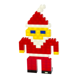 LightStax Vitrine Weihnachtsmann – DUPLO®-kompatibles intelligentes Innenlicht