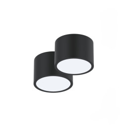 Immax NEO set 2x RONDATE Smart ceiling lights 15cm 12W black Zigbee 3.0 +remote control