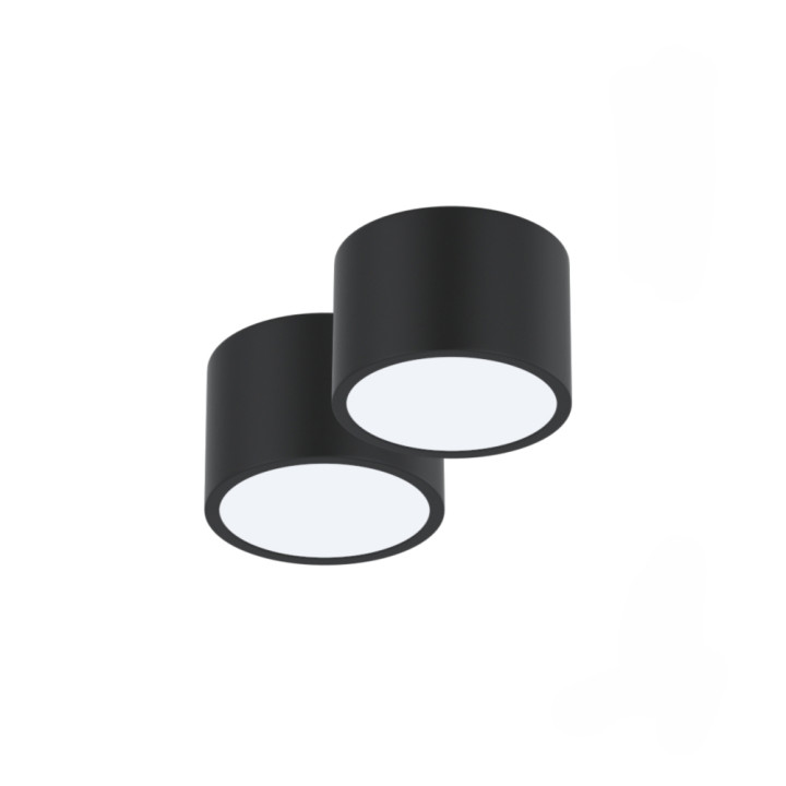 Immax NEO set 2x RONDATE Smart ceiling lights 15cm 12W black Zigbee 3.0 +remote control