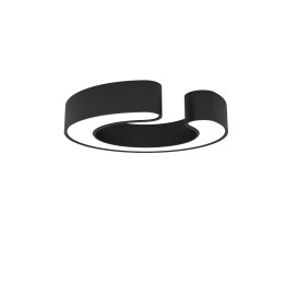 Immax NEO CÉČKO Smart Ceiling Light 60cm 43W 3150lm Black Zigbee 3.0