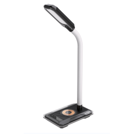 Immax 08989L GAMER RGB LED Table Lamp with Qi Charging and USB Output, Black