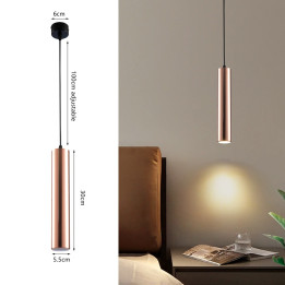 Immax 08306L PUNTO-Z1 Pendant Spotlight GU10, Copper / Black