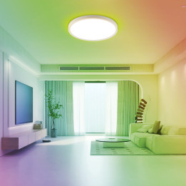 Immax NEO LITE TUDO Smart Ceiling Light RGB backlight 60cm 65W Tuya WiFi Beacon white
