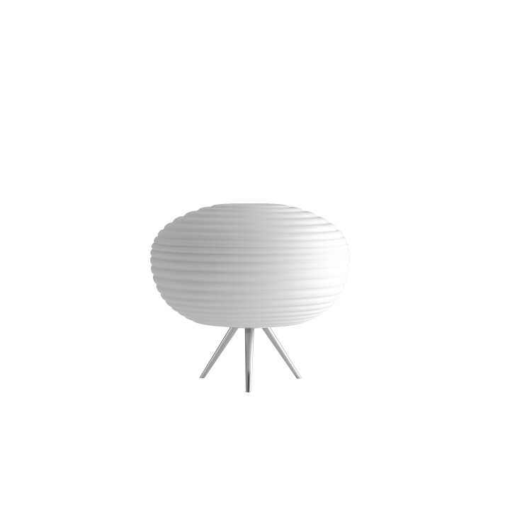 Immax NEO COCONO Table Lamp White Glass 34x34cm