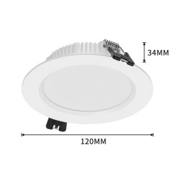 Immax NEO DOWN Ceiling Luminaire White 12cm 12W Wi-Fi Bluetooth CCT Dimmable 07294L