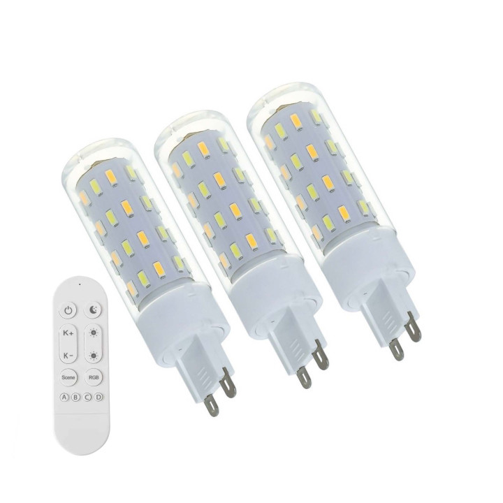 Immax NEO LITE Smart set of 3x LED G9 4W CCT bulbs, dimmable, WiFi, TUYA, Beacon + remote control