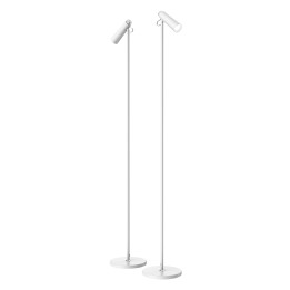Immax TIT LED Floor Lamp, White with Silver Elements, CCT 08992L