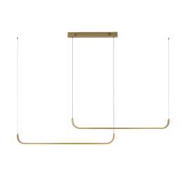 Immax NEO PATTINI Smart Double Pendant Luminaire 53W 3640lm Gold Zigbee 3.0