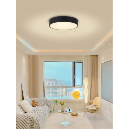 Immax NEO RONDATE SLIM Smart Ceiling Light 60x7cm 53W Black Zigbee 3.0