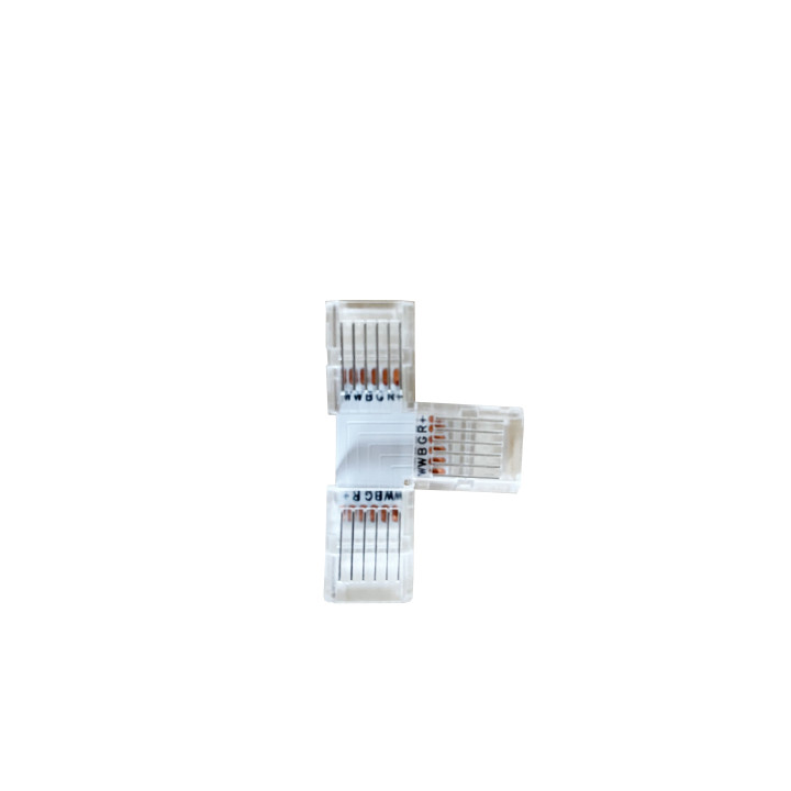 Immax KON6P-12-T CLICK-Stecker für NEO LITE 07726L, 12 mm, T-Stecker, 6-polig, RGB+CCT