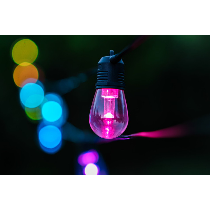 Immax NEO LITE Smart Outdoor Decorative Chain Garland 15W, 15m, Tuya WiFi, RGB-CCT, IP65