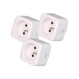 Immax NEO LITE Smart Set 3x Indoor Socket v2 with Pin, Type E, WiFi
