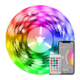 Immax Neo SMART LED-Streifen 10 m, RGB, CCT, Farbe, dimmbar, WLAN, IR-Fernbedienung