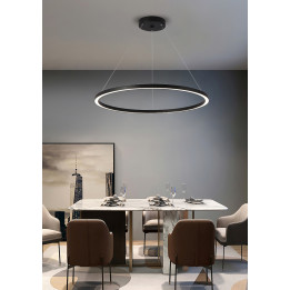 Immax NEO FINO Smart Pendant Light Black 80cm CCT 60W Zigbee 3.0
