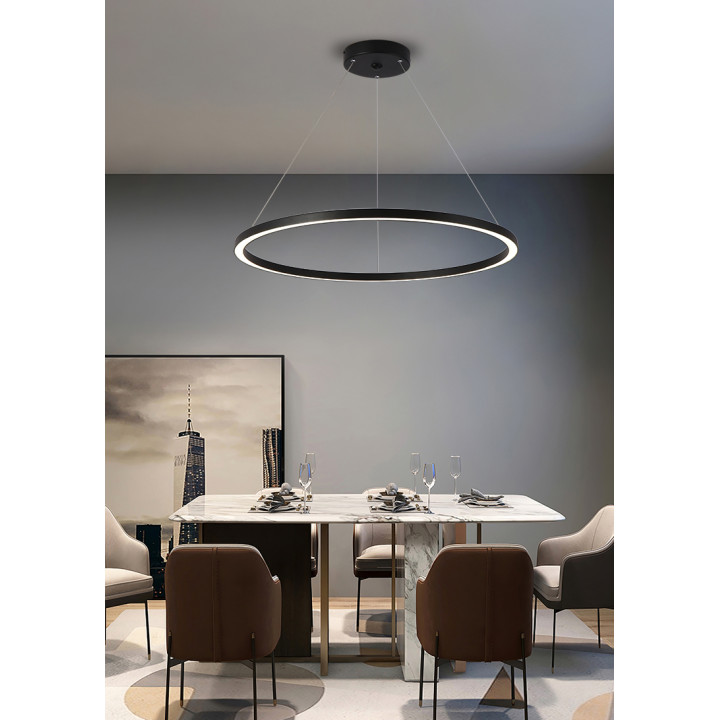 Immax NEO FINO Smart Pendant Light Black 80cm CCT 60W Zigbee 3.0