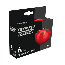 Immax LIGHT STAX Czerwony 6szt - M-04003