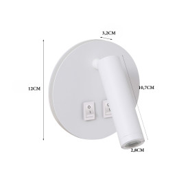 Immax GOAL 2 Smart Wall Light LED 6W 393lm 4000K White 08275L