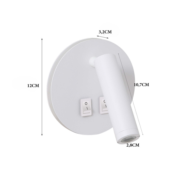 Immax GOAL 2 Smart Wall Light LED 6W 393lm 4000K White 08275L
