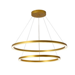 Immax NEO FINO Smart Pendant Light Gold 60+80cm CCT 93W, Zigbee 3.0