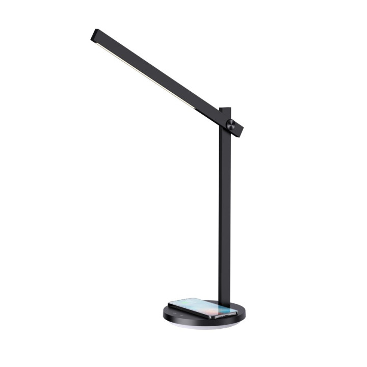 Immax 08969L BEAM Wireless Qi Charger LED Table Lamp, CCT, 18W, 300lm, White