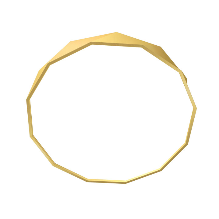 Immax NEO DIAMANTE Smart Ceiling Light 80cm 60W 4450lm Gold Zigbee 3.0