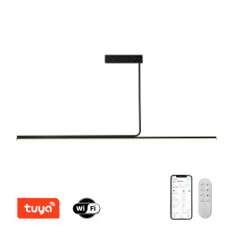 Immax NEO LITE ASTA Smart Pendant Luminaire Black 125cm 28W Tuya WiFi with BEACON Support