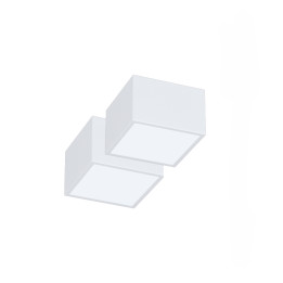Immax NEO set 2x CANTO Smart ceiling 15x15cm 12W white Zigbee 3.0, remote control