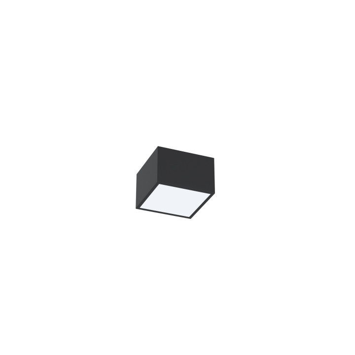 Immax NEO CANTO Smart Ceiling Light 15x15cm 12W Black Zigbee 3.0