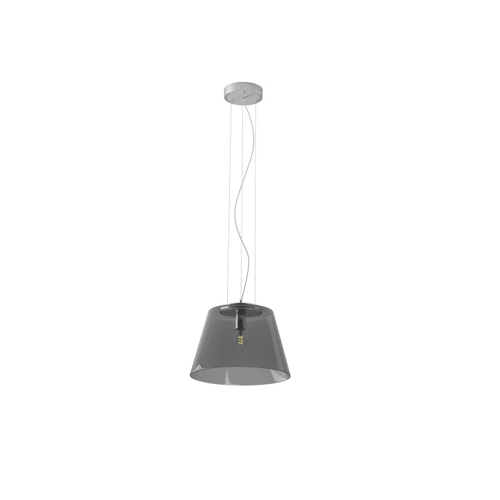 Immax NEO CONO Pendant Lamp Smoked Glass 32cm with Smart E27 Zigbee 3.0 Source (07054L)