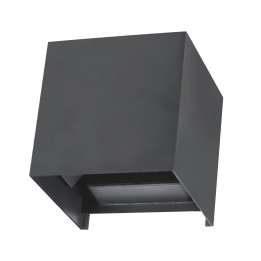 Immax DICE Outdoor LED Wall Light 08510L, 6W, 340lm, IP65, Anthracite