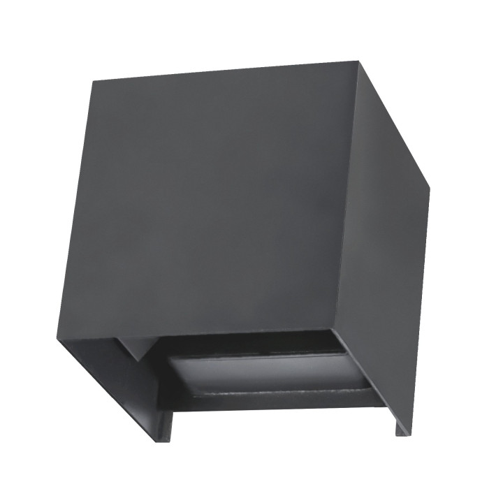 Immax DICE Outdoor LED Wall Light 08510L, 6W, 340lm, IP65, Anthracite