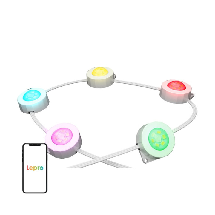 Lepro E1-60-EU Smart Outdoor Light String 60 LEDs RGB+CCT 36W IP65