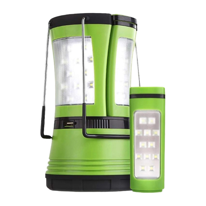 LEPRO 3300012 3-in-1 600lm Camping Lantern with Detachable Flashlights