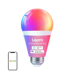 LEPRO B1-EU-1 E27 Smart LED Bulb with Bluetooth and Wi-Fi, 806 lm