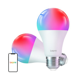 LEPRO B2-2 E27 Wi-Fi LED Bulb 1100 lm 2-Pack
