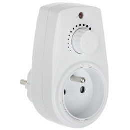 ORNO OR-AE-13114 Rotary Dimmer 230V for Incandescent & LED Lamps, White
