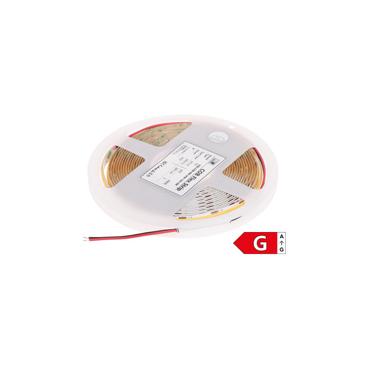 MW Lighting LED-COB-12V/8W-WW/5M COB LED Strip 12V 8W/m 5m Warm White 3000K