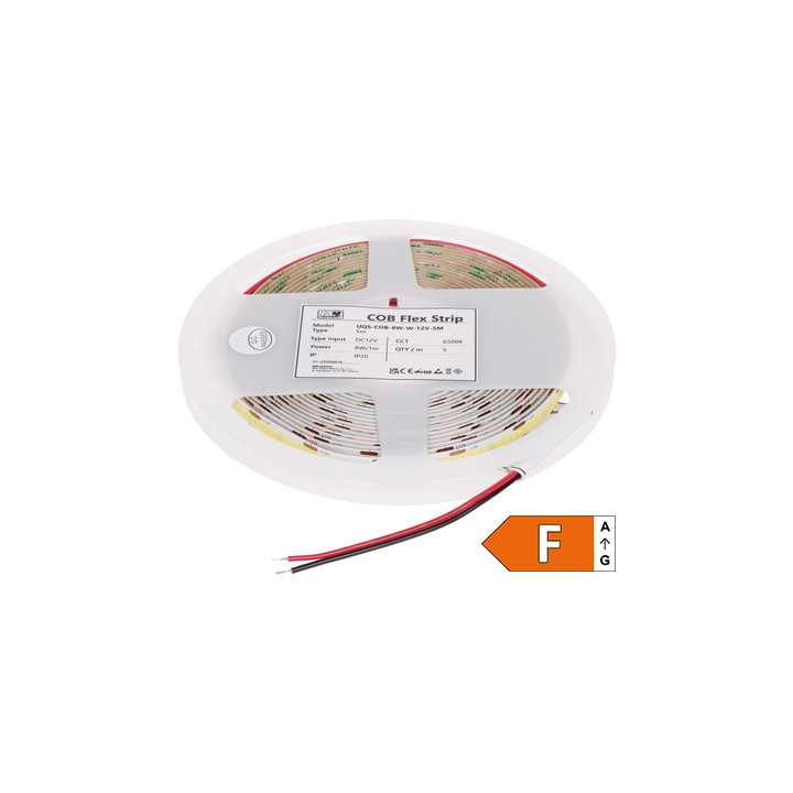 MW Lighting LED-COB-12V/8W-CW/5M COB LED Strip 12V 8W/m 6500K Cool White 5m