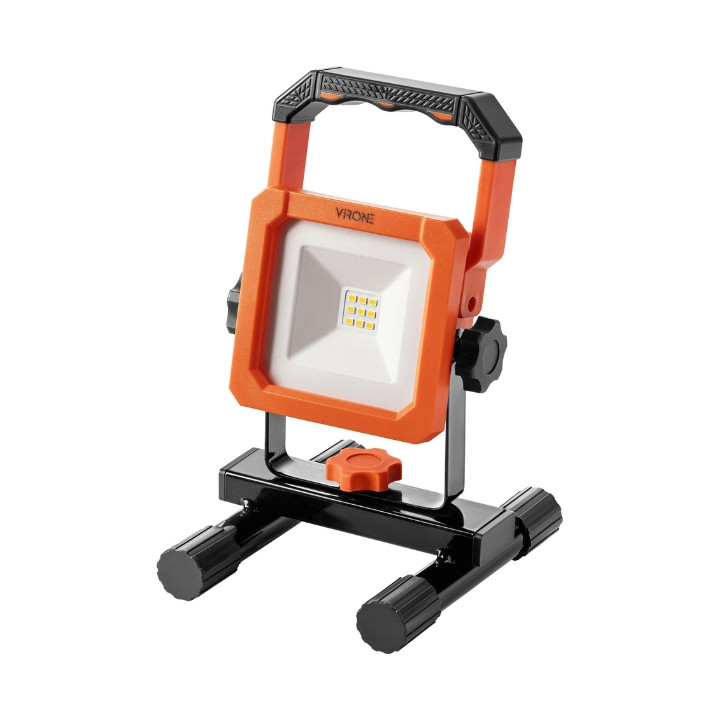 ORNO FLP-6 LED Floodlight 10W IP54 Outdoor Security Light, 6500K Cool White