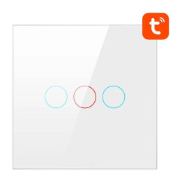 Viedais gaismas slēdzis Zigbee 3 virzienu TUYA (balts)