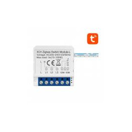 Avatto LZWSM16-W3 Módulo de interruptor inteligente ZigBee de 3 canales sin neutro TUYA