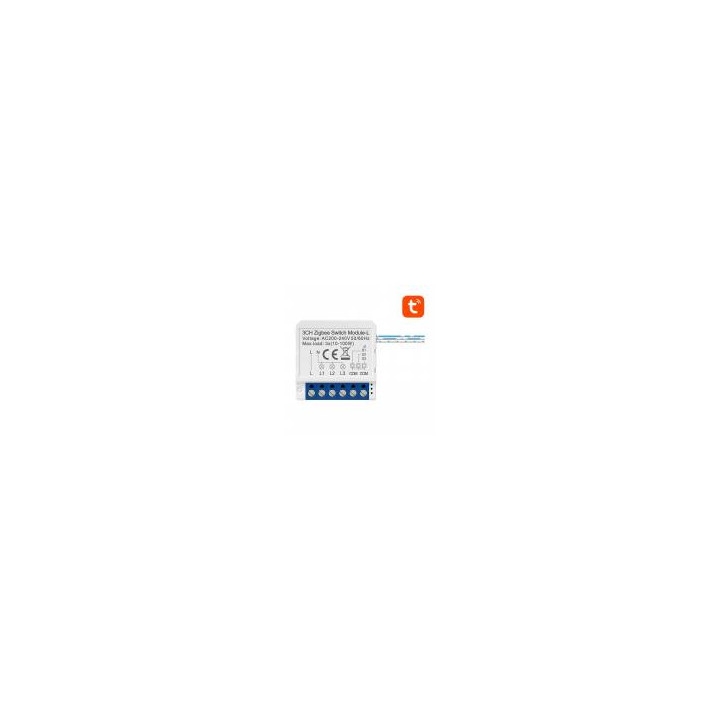 Avatto LZWSM16-W3 Módulo de interruptor inteligente ZigBee de 3 canales sin neutro TUYA