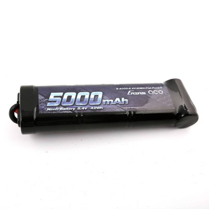 Gens ace B-5000-8.4V-NIMH-Fla 5000mAh 8.4V NiMH Hump T-Dean Battery Pack