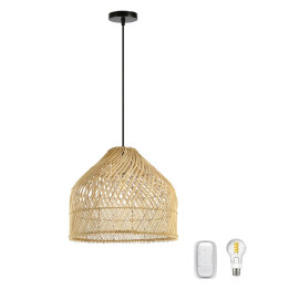 Immax BOHO PELO-COMPLET Smart Ceiling Light 35x40cm with E27 Bulb and Remote Control 08264-S